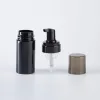 wholesale Classic Black Plastic Foam Pump Bottles 100ml 120ml 150ml 200ml BPA Free with transparent-black cover for foaming soap mousse LL