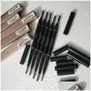 Eyebrow Enhancers Instock Makeup Skinny Brow Pencil Gold With Brush 5 Color Ebony/Medium/Soft /Dark/Chocolate Drop Delivery Health B Dh3Qw