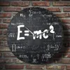 Theory of Relativity Math Formula Wall Clock Scientist Physics Teacher Gift School Classroom Decor266r