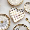 Dinnerware Sets Small Ceramic Tableware Home Dining Dish Pasta Dishes Dessert Plates Po Props Drop Delivery Garden Kitchen Bar Dhgjf