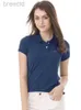 Herenpolo's Zomer Katoenen polo kort Nieuwe polo's met korte mouwen Casual reverspolo's Shirts Mode slank ldd240312