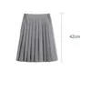 School Girls Student Uniform Black Pleated Skirts Elastic Waist Japanese Style Women Cosplay Ctme Base Preppy 240301