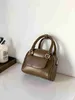 HBP icke-varumärke 2024 Fashion Design Wrinkle Mini Bag Soft Leather Pu Ladies Hand Bags Wholesale Justerbar axel för flickor