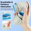 5 Pairs Memory Foam Insoles for Shoes Womens Sweat Absorption Massage Sport Insole Feet Orthopedic Sole Accessories Pads Men 240304