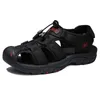 Herr sommarplatta häl sandaler svart designer högkvalitativa mode tofflor tjocka sulor casual sandaler tryckt vattentätt strandmode sport tofflor gai