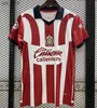 Fans toppar Guadalajara -tröjor 2024 J.Macias Brizuela F. Beltran Home Alvarado esports Football Shirth240313