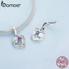 925 Sterling Silber Familien Charms für Armband Mutter und Kind Umarmung Anhänger DIY Zubehör 240226