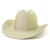 Berets Men's Cap Cowboy Cowgirl Hat Western Accessories Elegant Women's Hats Luxury Gentleman Jazz Country Panama