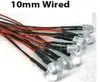 10mm 따뜻한 흰색 260000mcd Ledprewired LED 12VDC 50 PCS Long Life 좋은 품질 1332784