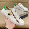 Lyxdesigner Little Bee White Shoes Mens Board Sneakers Leather Case Cool Trainers