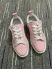 2024 New Kids 디자이너 Red Bottoms Casual Shoes Loafere Rivets Low Studed Kid Designers Shoe Children Fashion Bottomes 트레이너