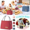 Yemek takımı plaj çantası öğle yemeği okulu piknik kutusu, kadınlar için sızıntılı serin tote çantalar