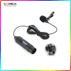 Microphones CVMV02 Phantom Power Omnidirectional XLR Lavalier Lapel Microphone for Canon Sony Panasonic Camcorder Mic for ZOOM Recorders