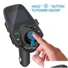 Bluetooth Araba Kiti T11 LCD Hands- A2DP 5V 2.1A USB Şarj Cihazı FM Verici Kablosuz Modator O Paket Damla Teslimat Au OTNUC ile Müzik Oynatıcı
