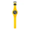 Men's Yellow Sport Digital Quartz 2100 Watch Full Featured World Time LED Automatic Hand Raising Light GA Oak Series 1674