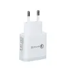 Tillverkare QC3.0 Väggadapter Snabbladdning 5V3A Laddningshuvudmätare 6 Original Mobiltelefon Flash Charging Head White White