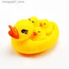 Jeu de sable eau amusant 4 pièces/ensemble canard en caoutchouc bébé douche eau BB jouets de bain pour bébé enfants enfants cadeau d'anniversaire jouet classique garçons filles L240312