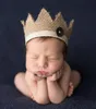 Pasgeboren Pography Props Handgemaakte Baby Jongens Meisjes Mode Baby Hoed Leuke Cap Czapki Dla Dzieci Po Props Kroon Headwear1357512