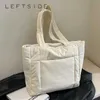 HBP Solid Color Design Fashion Women Big Handbag 2024 Winter Simple Underarm Bags Shopper Shopping Shoulder Bags Bolsas