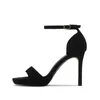 Sandales à talons hauts de 9,5 cm pour femmes, chaussures d'été fines de petite taille 32-41