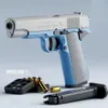 Gun Toys Automatic Stallion Push Gun 1911 Toy Guns For Kids Boys Birthday Gift Relaxing Toys 240307