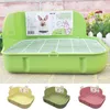 Pets Rabbit Toilet Square Bed Pan Potty Trainer Bedding Litter Box for Small Animals Cleaning Supplies Drop Ship212N