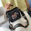 Designer Luxury Handbags Crossbody Bags Elephant Embroidered for Women Leather Handbag Messenger Bag Purses Satchels 240307