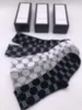 Designer-Socken für Männer, Skateboard, modische Herren-Socken mit Buchstaben-Aufdruck, Sportsocken, Socken, Hip Hop, 5 Stück/Karton