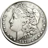 US 1878-P-CC-S Morgan Dollar copie pièce en laiton artisanat ornements réplique pièces décoration de la maison accessoires 245d