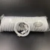 Typ C till Type-C Braid Fabric Cable 66W PD Fast Charger Ring Cable Data Sync Colorful Cord för iPhone 15 15Pro 15Max iPad Mac