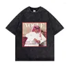 Men's T Shirts Saudi National Day T-shirt Cotton Clothing Short Sleeve Tops Eid Al-Fitr Tshirt Washed Summer Tees Casual Top