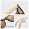 GM Coffee Material Glasses Boys Girls Bamboo Fashion Sunglasses Retro for kids UV protection Classic Kids Eyewear 240226