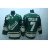 Personalizado Mens Mulheres Juventude Minnesota''Wild''7 Cullen Mikko Koivu Clutterbuck 22 Niederreiter Verde Vermelho Branco Gelo Hóquei Jerseys 2866