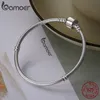 TOP KOOP 100 925 Sterling Zilveren Snake Chain Bangle Armband voor Vrouwen Luxe Sieraden 240226