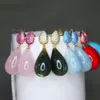 KQDANCE Turquoise Pink Quartz Blue Aquamarine Black Red Natural Stone Pearl Drop Earrings with 925 Silver Pin For Women Jewelry 240229