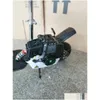 ATV 2 STROKE 49CC LITA SCOOTER PERSONALISERAD MINI MOPED PURE BASOLINE DROP LEVANEL AUTOBILES MOTORCYCLES OTEOX