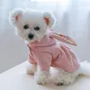 Rosa verde dolce vestiti per cani autunno inverno cappotto per cani con cappuccio vestito per cani di piccola taglia media chihuahua cucciolo gattino soprabito giacca per animali domestici 240307