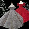 Robes de fille de fleur robe de bal enfants robe de fête de mariage anniversaire soirée robes de concours Performance de Piano 240306