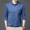 Polos masculinos streetwear moda polo camisas coreano primavera negócios escritório manga lapela roupas bolsos casuais ldd240312