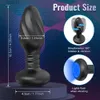 Jouets pour adultes APP Control 360 Rotation Plug Anal pour hommes Bluetooth Butt Plug Vibrateur Massage de la prostate Anus Sex Toys Male MasturbationL2403