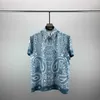 Mens Flower Tiger Print Shirts Casual Button Down Short Sleeve Hawaiian Shirt Suits Summer Beach Designer Dress Shirts M-3XL QW31