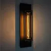 Aplique de pared de hierro forjado Industrial Vintage americano Loft LED NEGRO Retro Bar Café pasillo luces de pared 2627