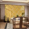 3d wall mirror stickers living room home decoration modern diamond pattern diy wall decals sticker acrylic decorative sticker2442