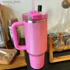 Muggar säljer Weill The Quencherh2.0 40oz Cosmo Pink Parade Target Red Tumblers Isolated Car Cups rostfritt stål Kaffe Termos Barbie Tumbler Valentines Day Gift