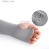 Protective Sleeves Ice Silk Sleeve Sunscreen Cuff Arm Sleeves Uv Sun Protect Anti-Slip Summer Men Women Gloves Outdoor Riding New L240312