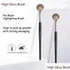 Makeup Brushes 1pc Löst pulverborste Highlighter B med mjuk päls mtifunktionell ansiktskosmetikverktyg Lady Beauty Supplies Drop Deliver Otasd