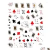 Наклейки наклейки для ногтей 5 шт. красные, черные аксессуары из фольги для покера арабские цифры маникюрные украшения поставки с алфавитом Прямая доставка Здоровье B Otnvw