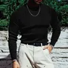 Men's Sweaters 2024 Spring Fashion Sweater Men Bottoming Tops Knitted Long Sleeve Crew Neck Jumper Mens Casual Solid Color Knit