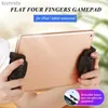 Gamecontrollers Joysticks H7 4-vinger ABS/metaal Tablet Gaming Controller voor PUBG Draagbare L1R1 Gamepad Joystick Trigger voor IPad Samsung Huawei Universeel L24312