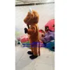 Mascot Costumes Brown Kerbau Buffalo Bison Wild Ox Bull Cattle Calf Mascot Costume Cartoon Character Adult Outfit Suit Shop Celebration Zx1640